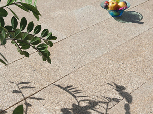 Amarillo - Granit, kugelgestrahlt