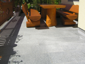 Blanco Kristall - Granit, geflammt & gebürstet