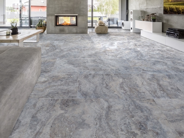 XXL Travertin Silver